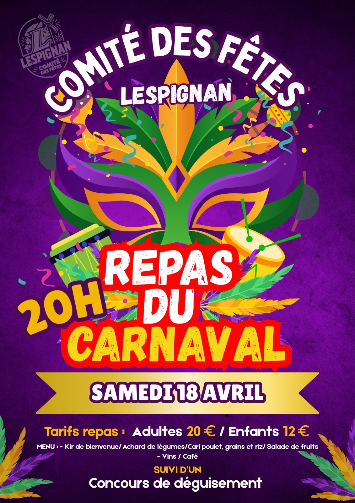 Repas du Carnaval